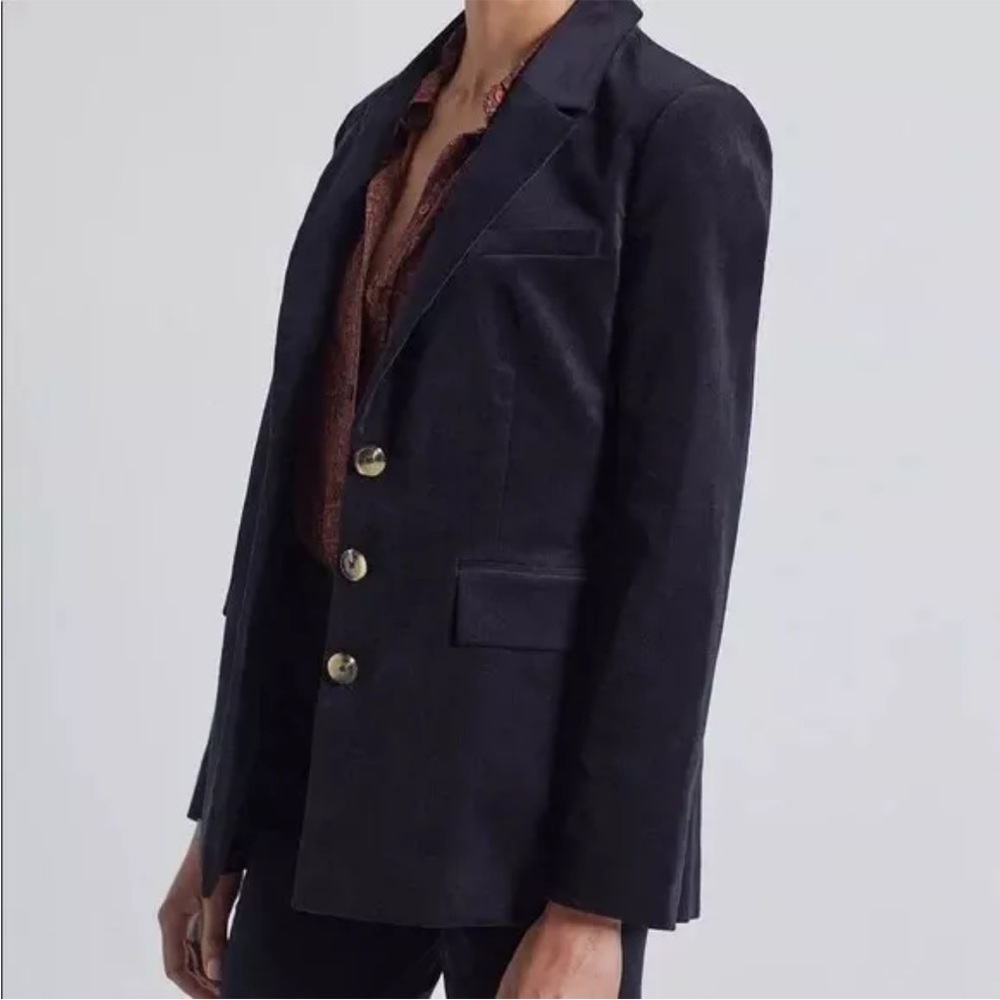 NWT, Current Elliott, black blazer， size 0,